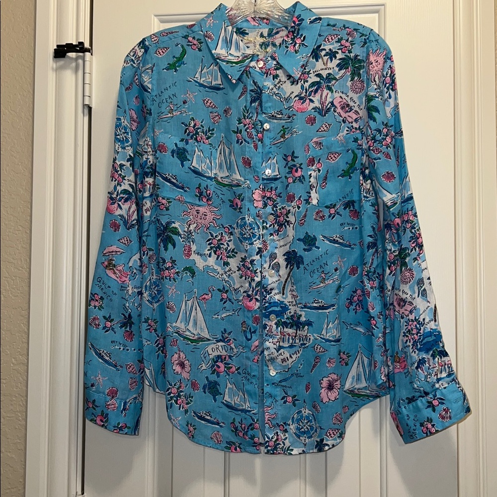 Lilly Button Down Blouse - Picture 7 of 9